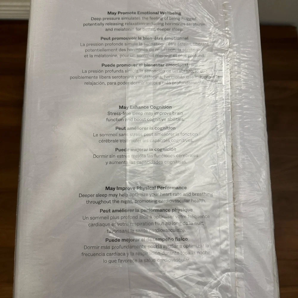 NWT Gravity Chunky Knit Weighted Blanket - Picture 8 of 8